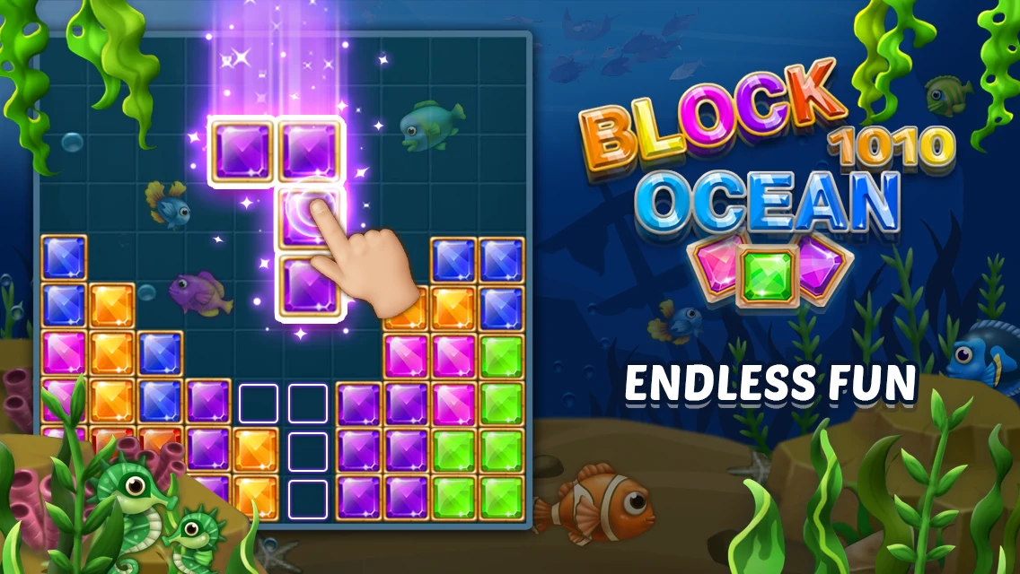 Block Ocean Puzzle 1010 : GOAT screenshot